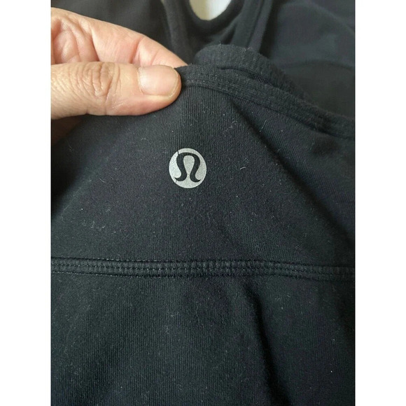 Lululemon black tank top mesh racerback - Picture 3 of 7